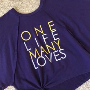 Knit Shirt- One Life, Many Loves